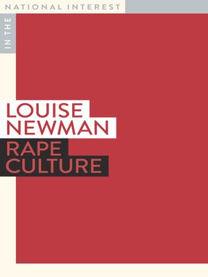 cover image of Rape Culture